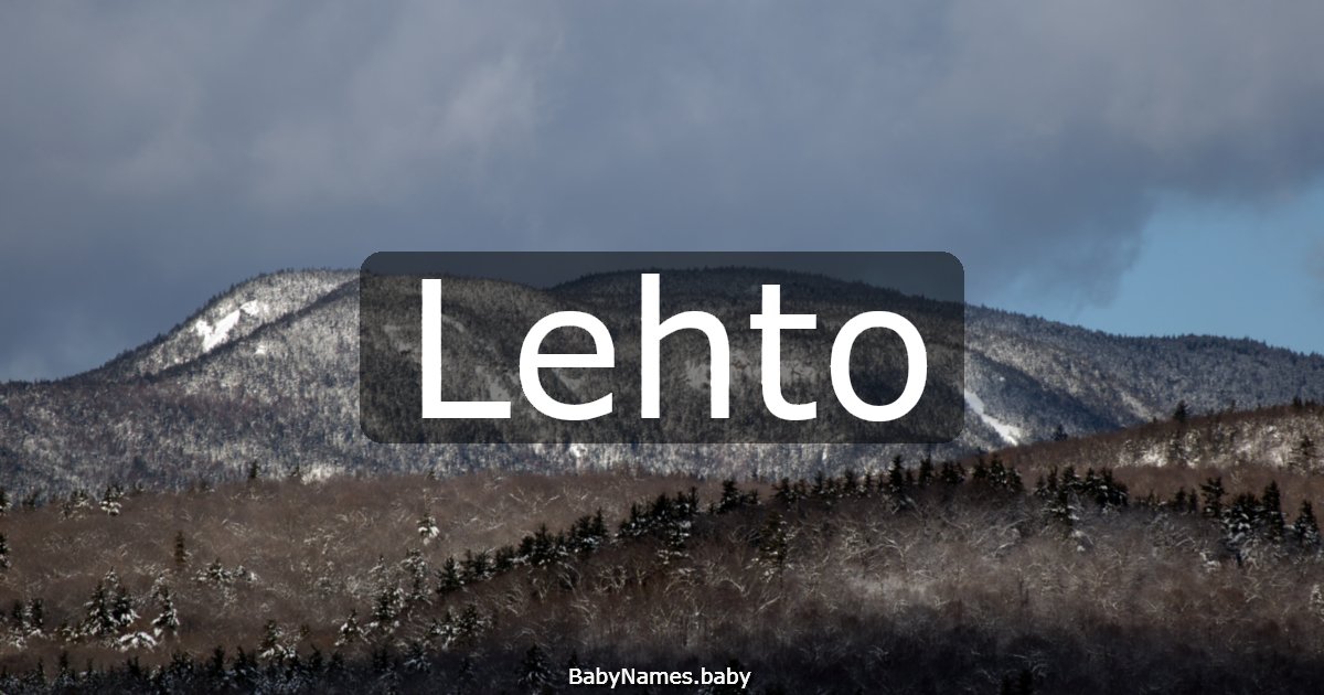 Lehto