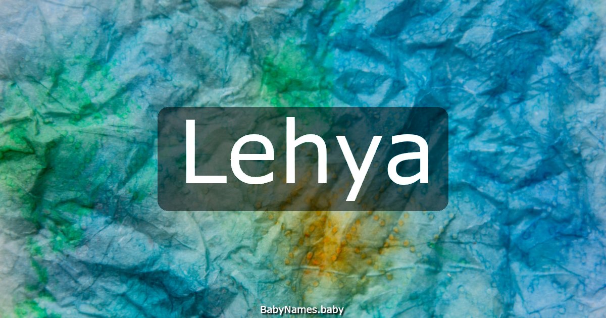Lehya