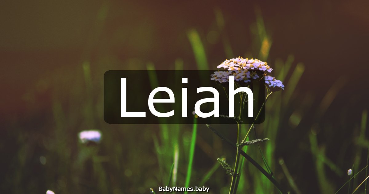 Leiah