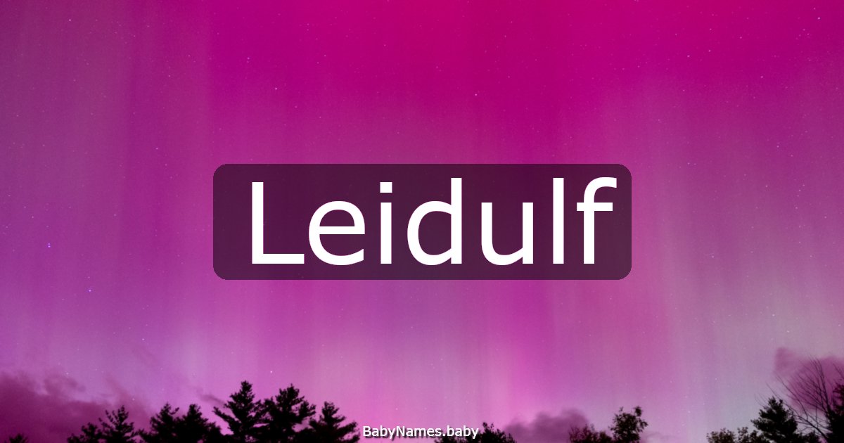 Leidulf
