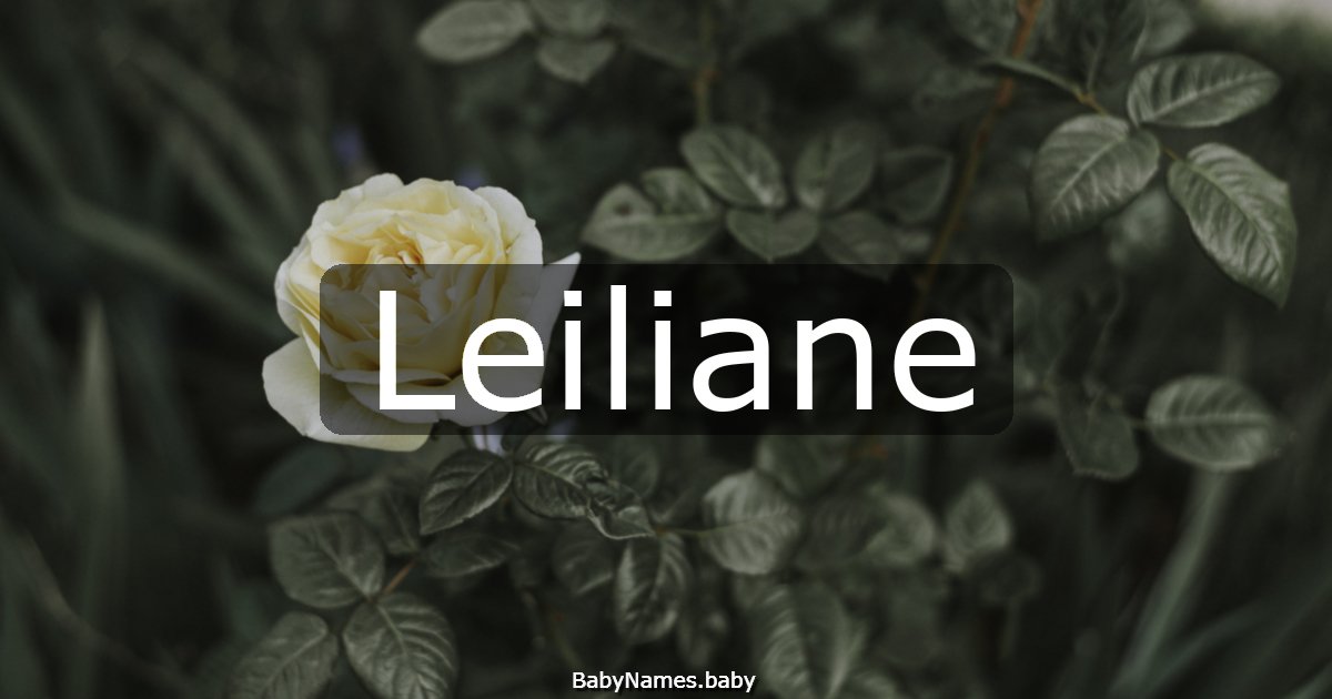 Leiliane