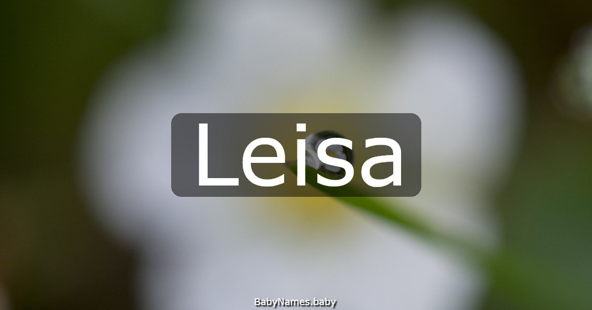 Leisa