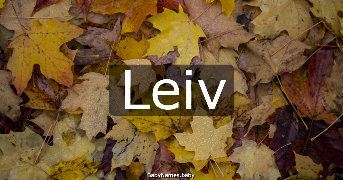 Leiv