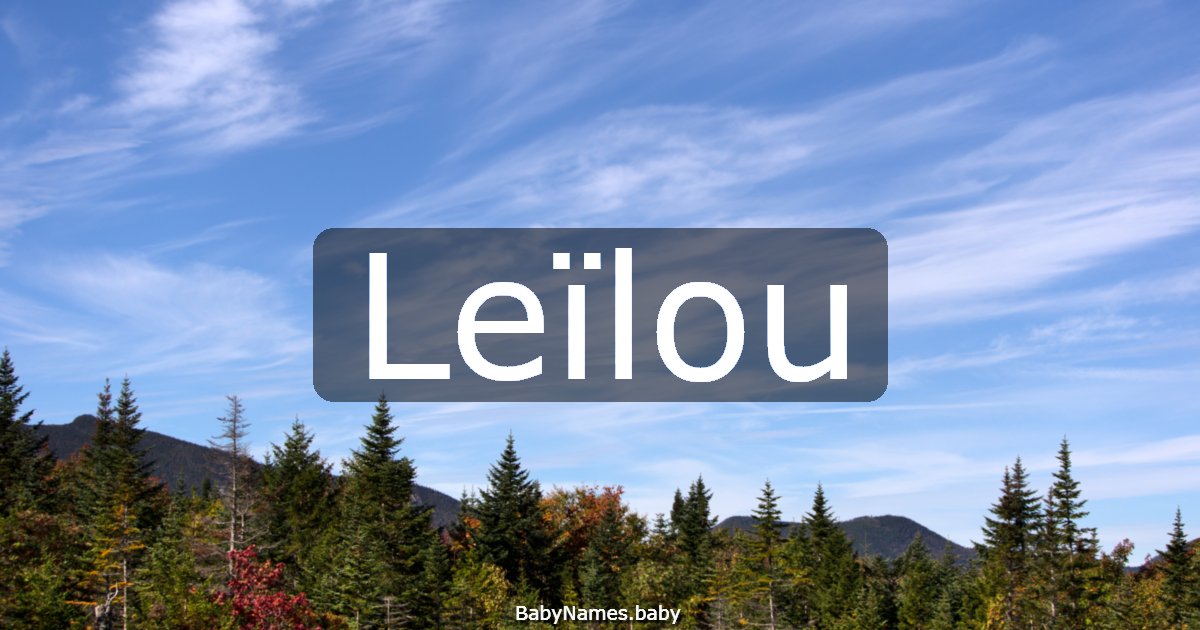 Leïlou