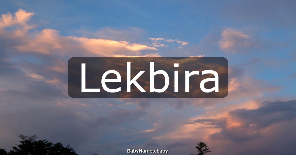Lekbira