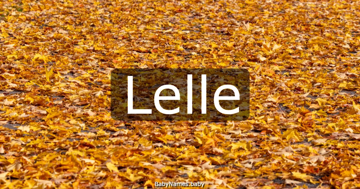 Lelle