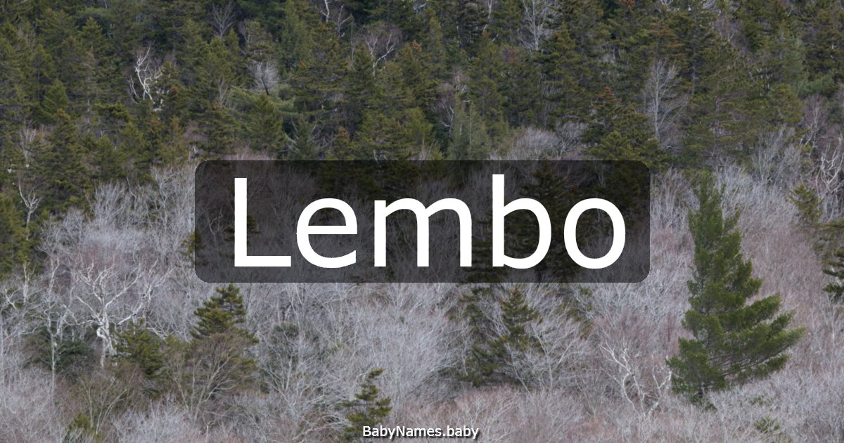 Lembo