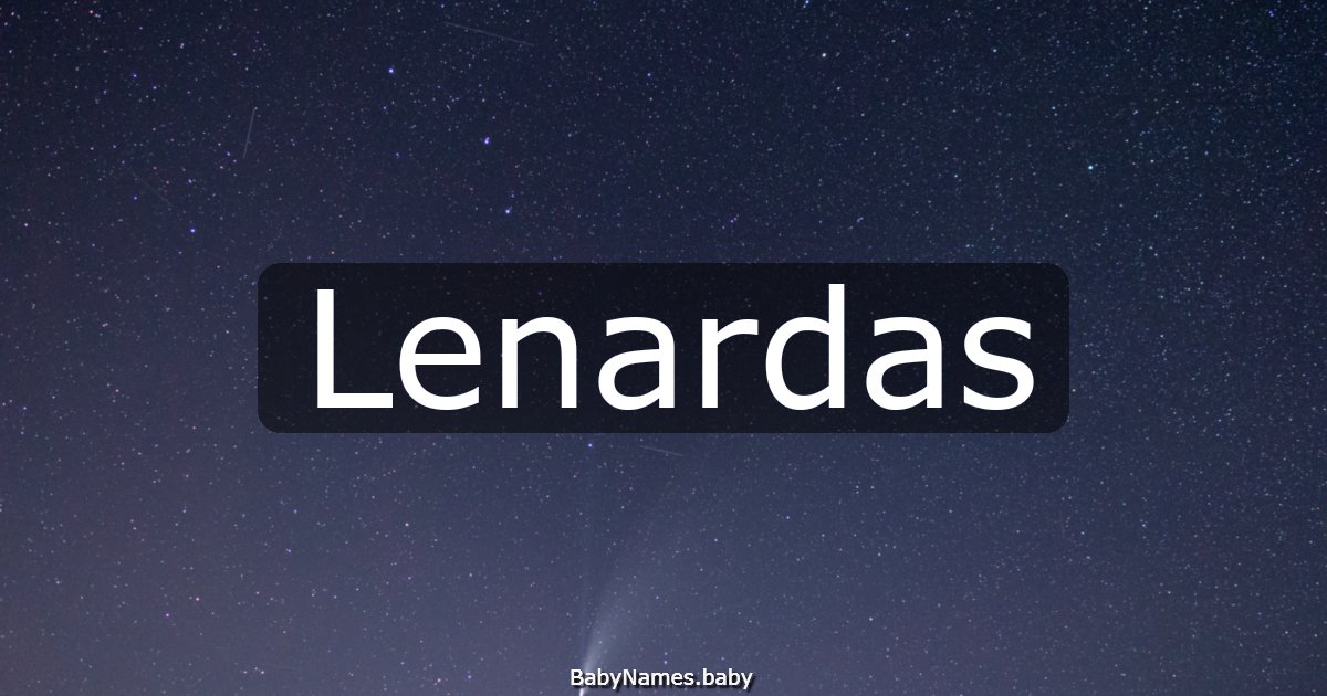 Lenardas