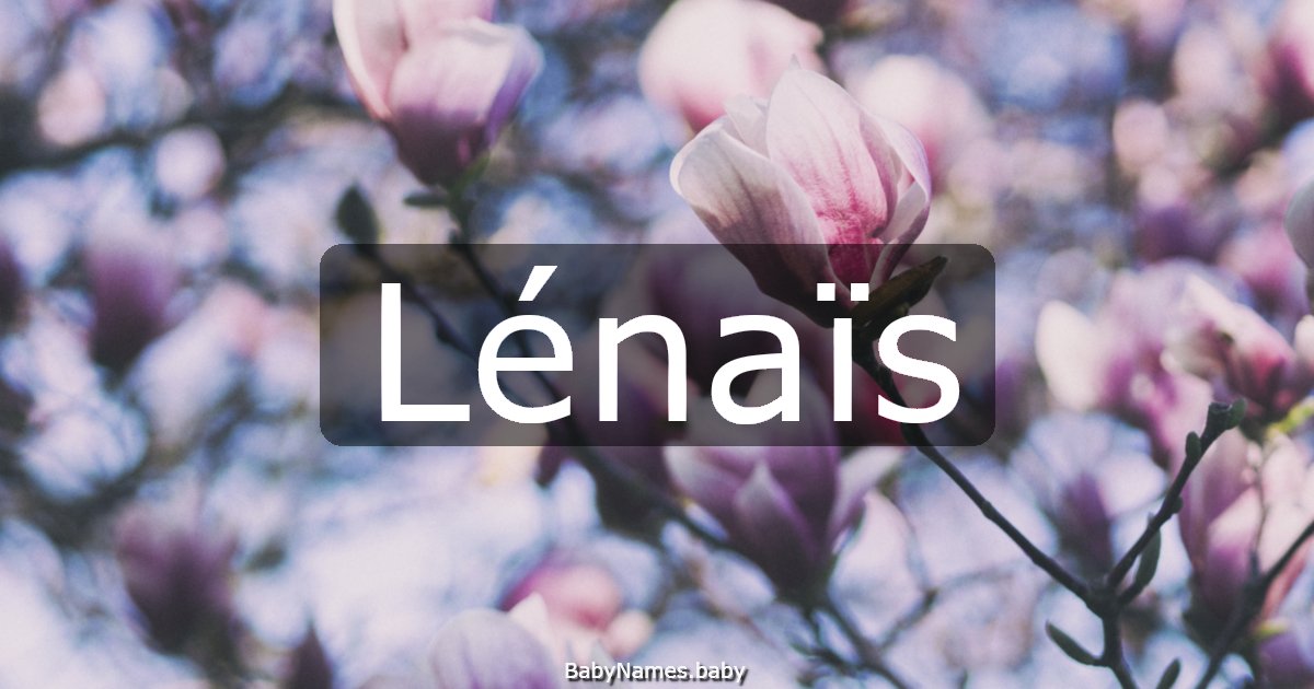 Lénaïs