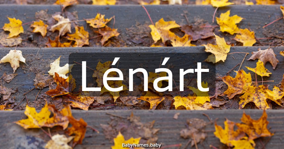 Lénárt