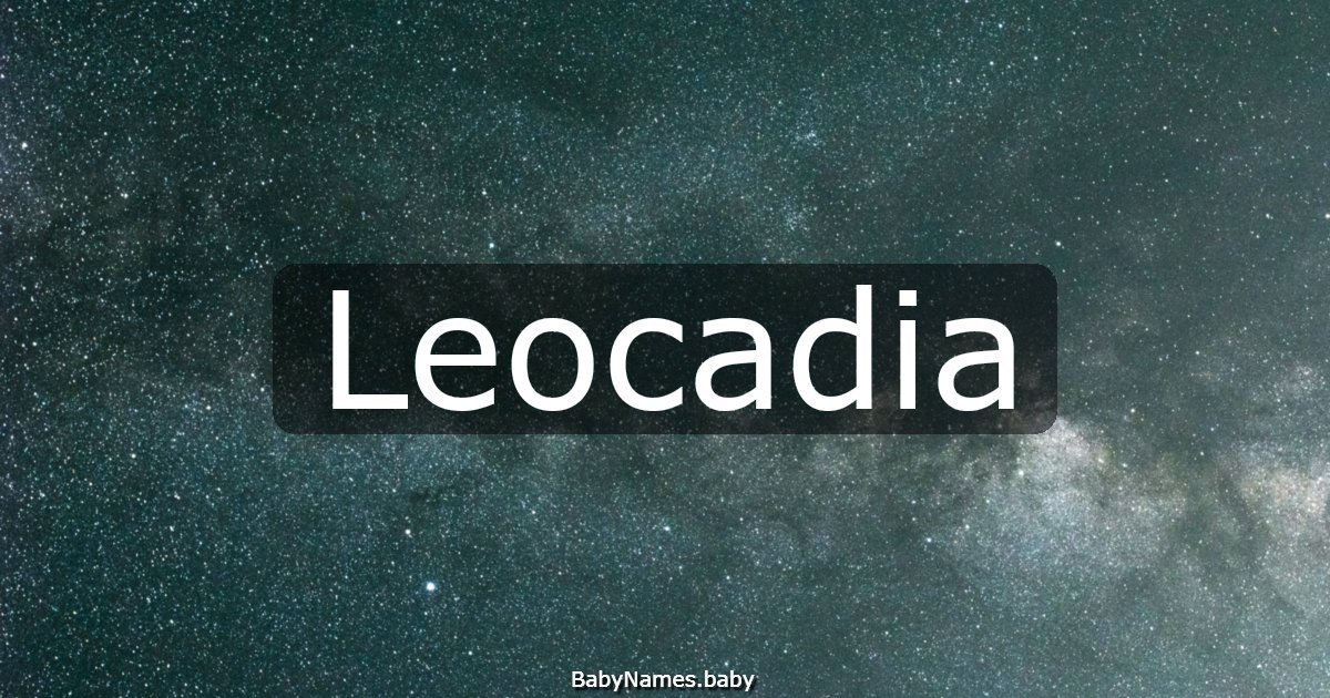 Leocadia
