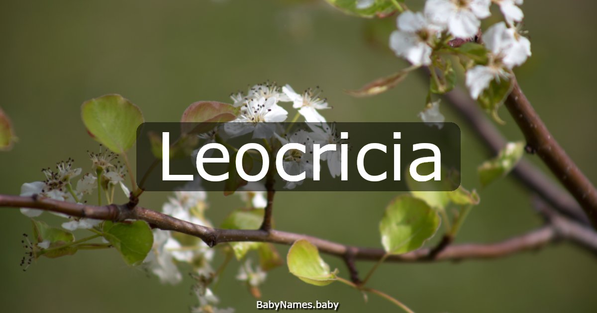 Leocricia