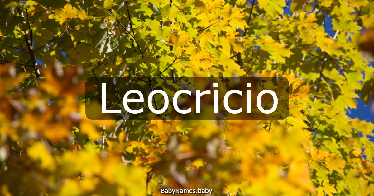 Leocricio