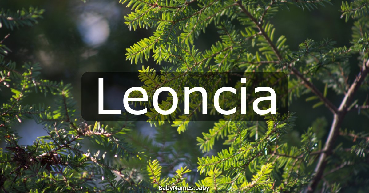 Leoncia