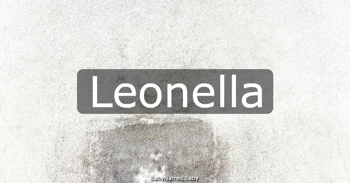 Leonella