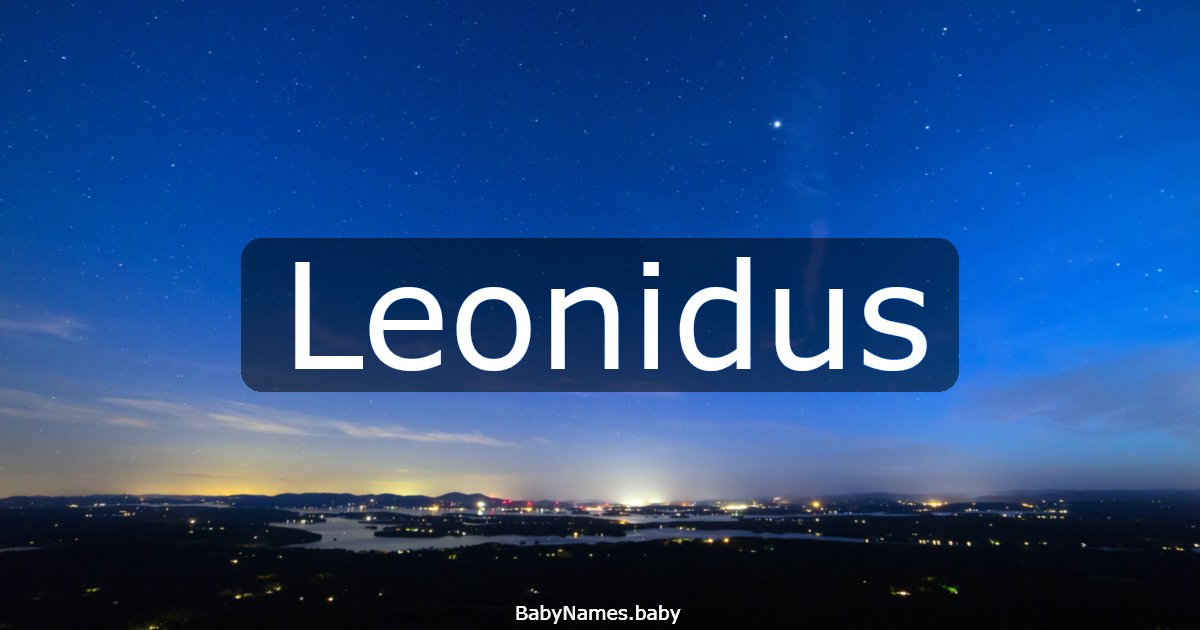 Leonidus