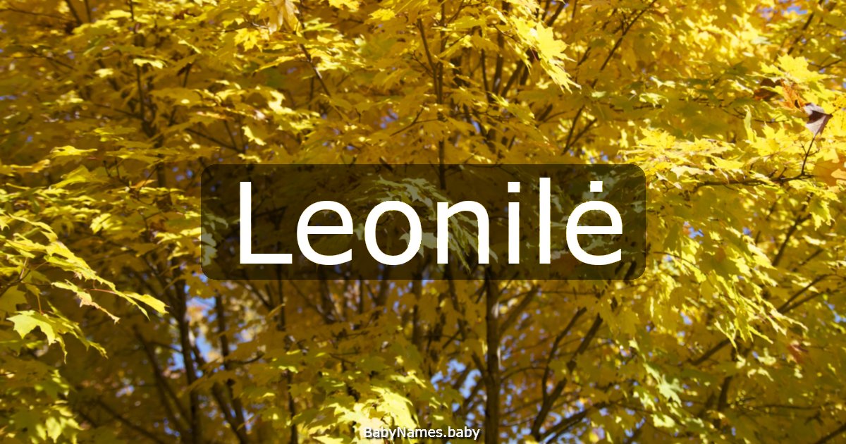 Leonilė