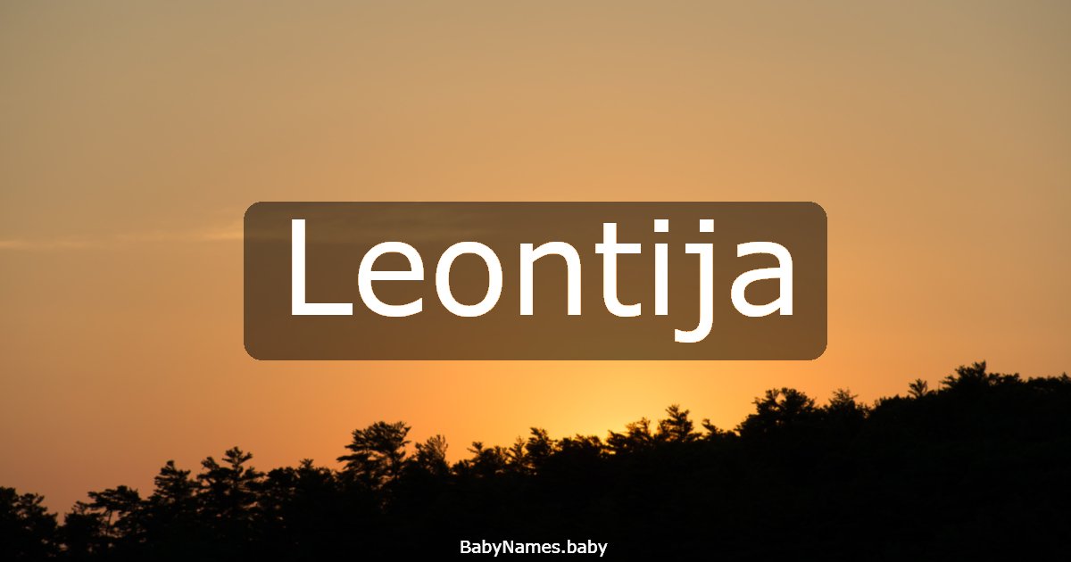 Leontija