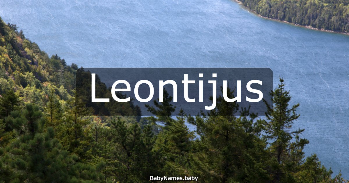 Leontijus