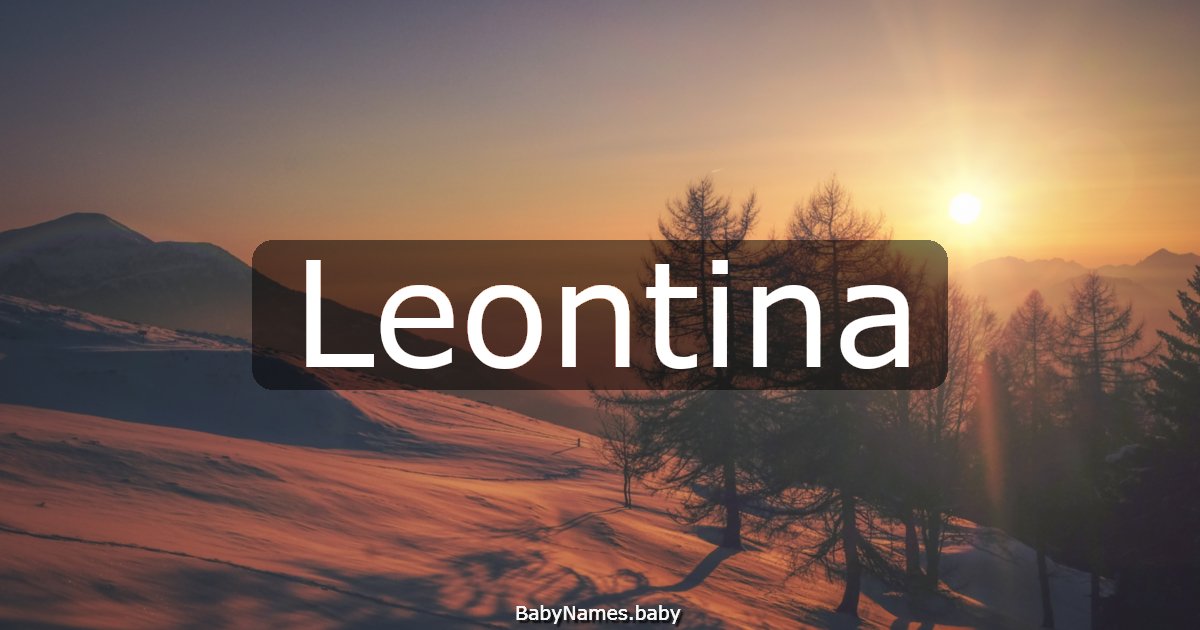 Leontina