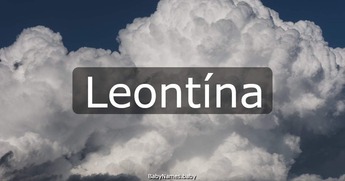Leontína