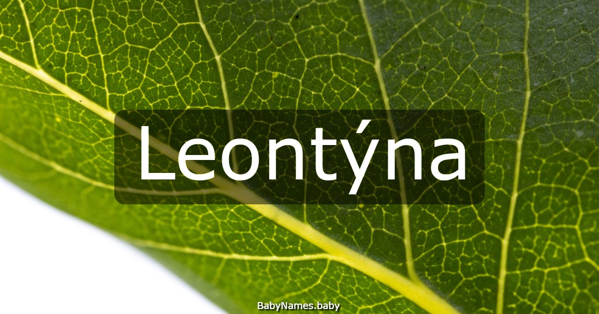 Leontýna