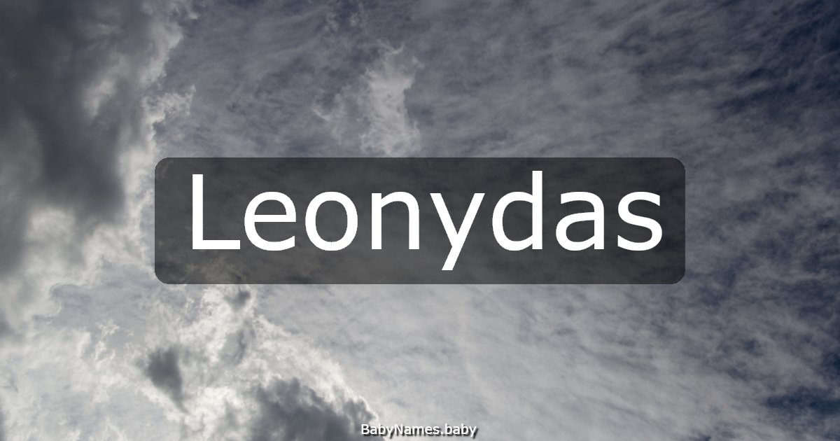 Leonydas