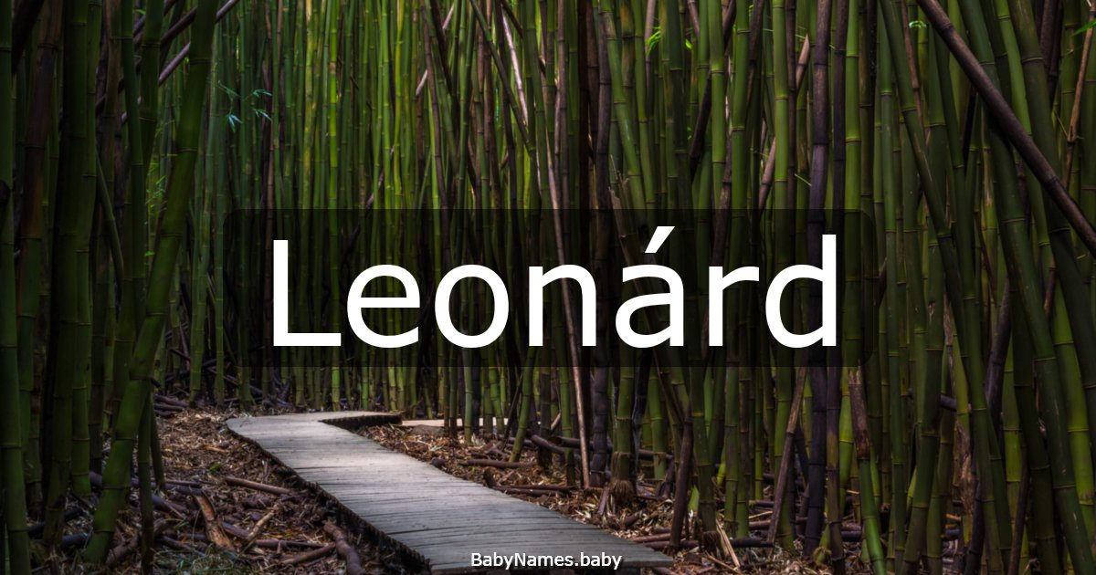 Leonárd