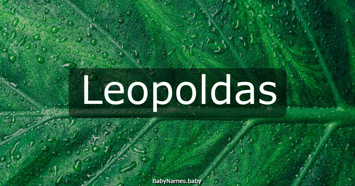 Leopoldas