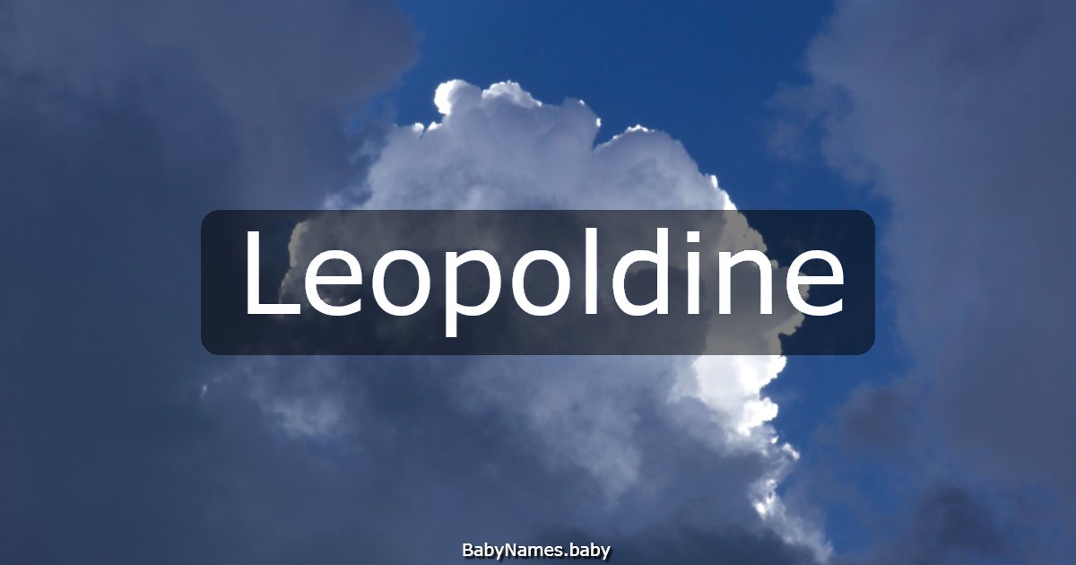 Leopoldine
