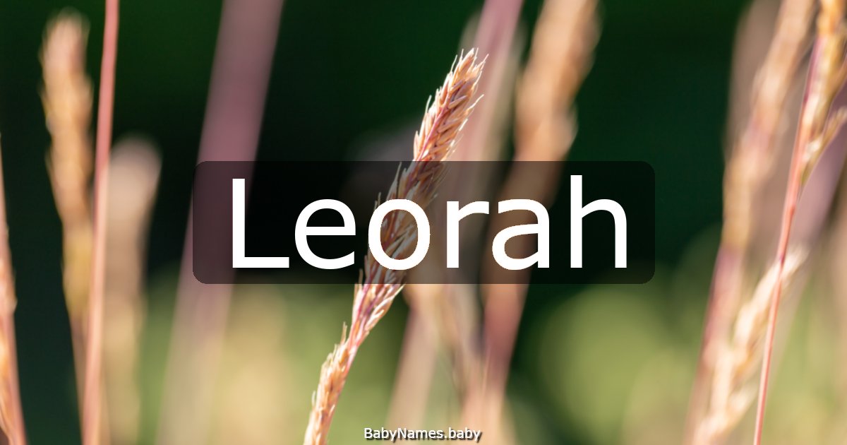 Leorah