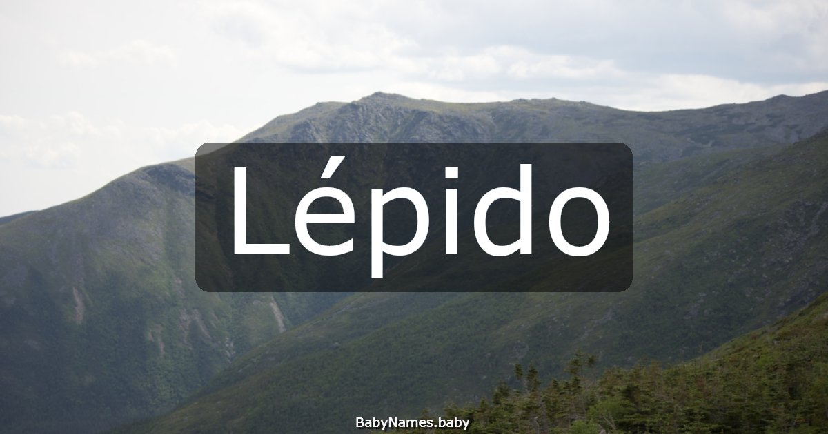 Lépido