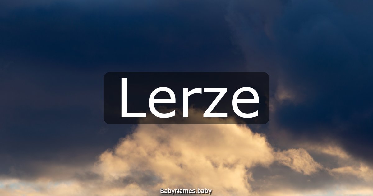 Lerze
