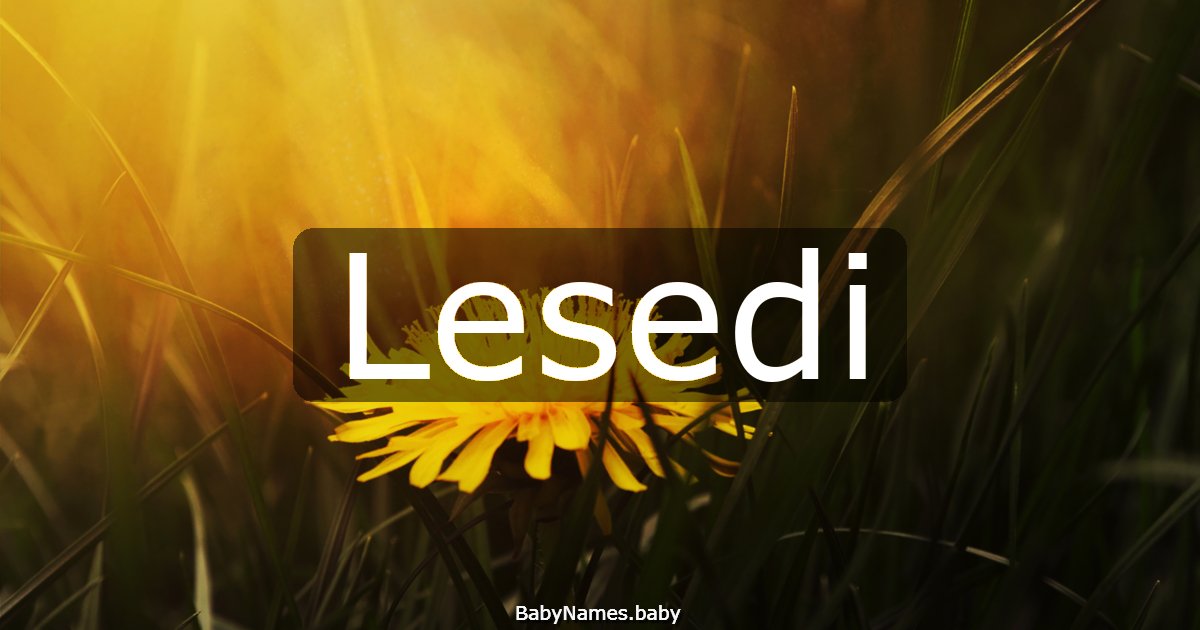 Lesedi