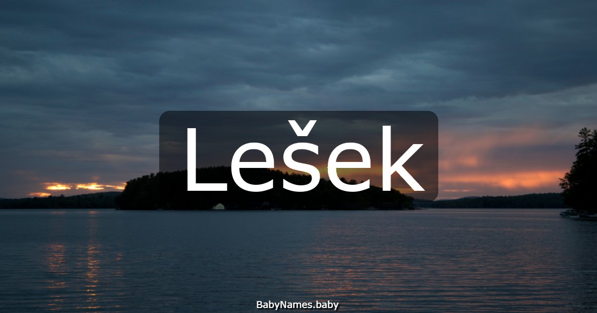 Lešek