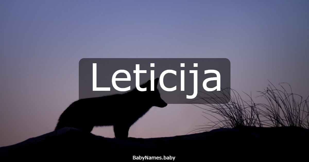 Leticija
