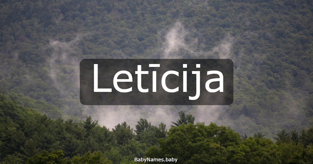 Letīcija