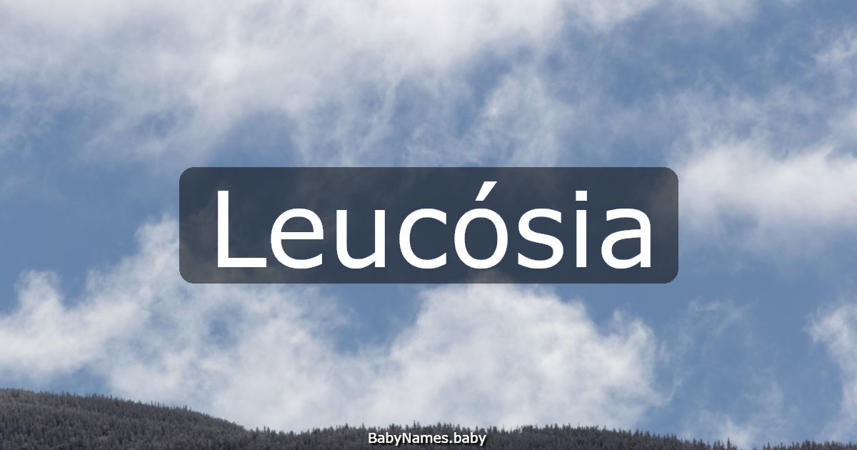 Leucósia