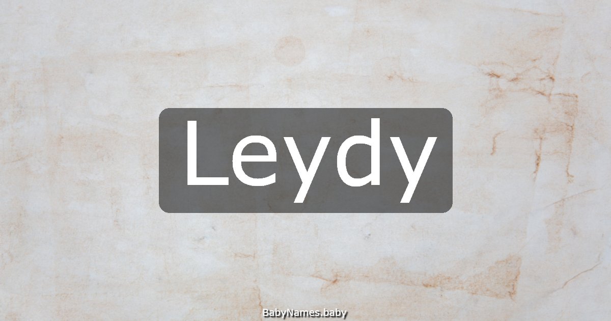 Leydy