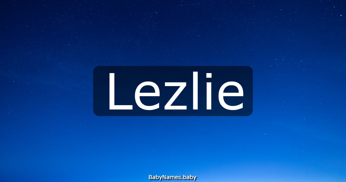 Lezlie