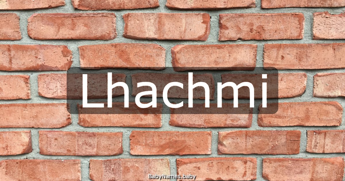 Lhachmi
