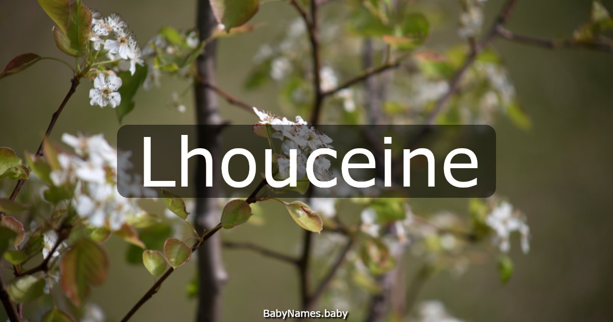 Lhouceine