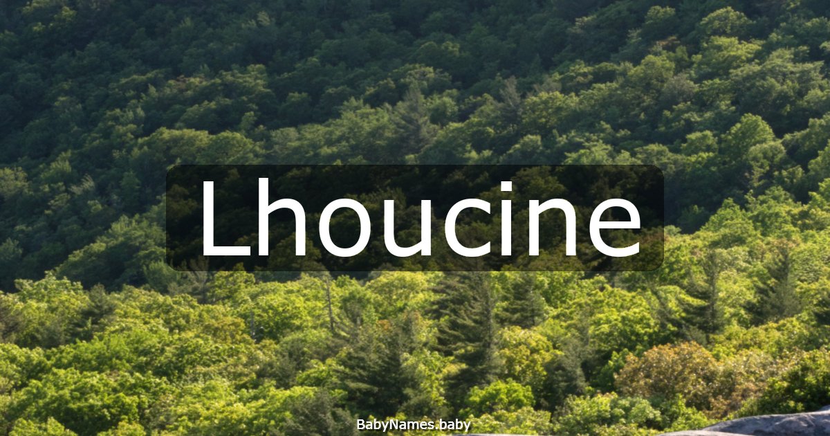 Lhoucine