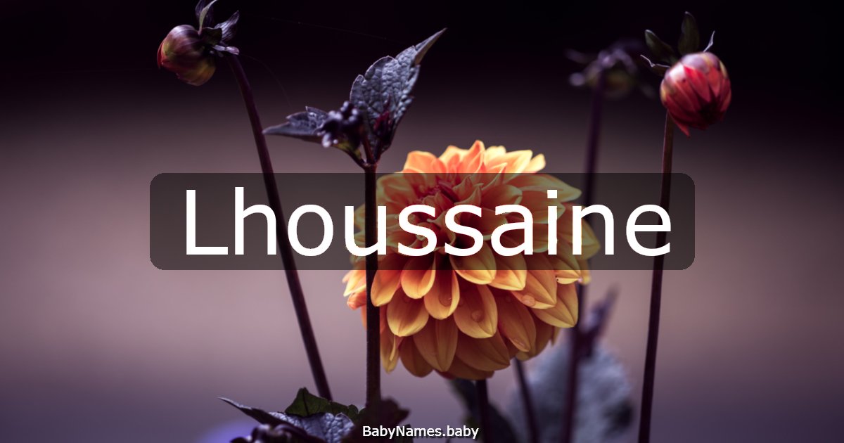 Lhoussaine