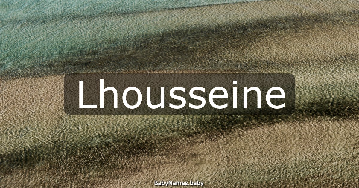 Lhousseine
