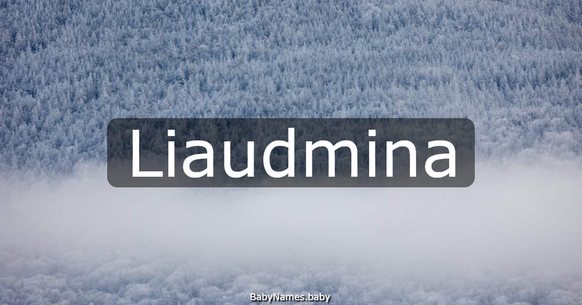 Liaudmina