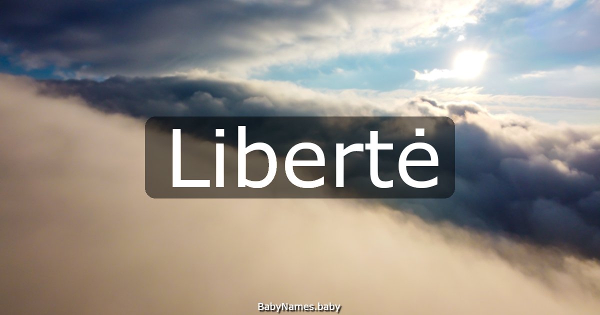 Libertė