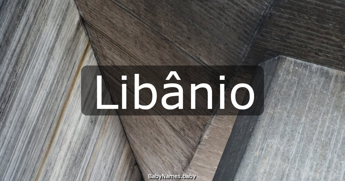 Libânio
