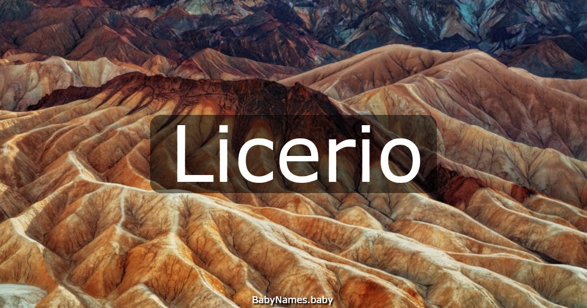 Licerio