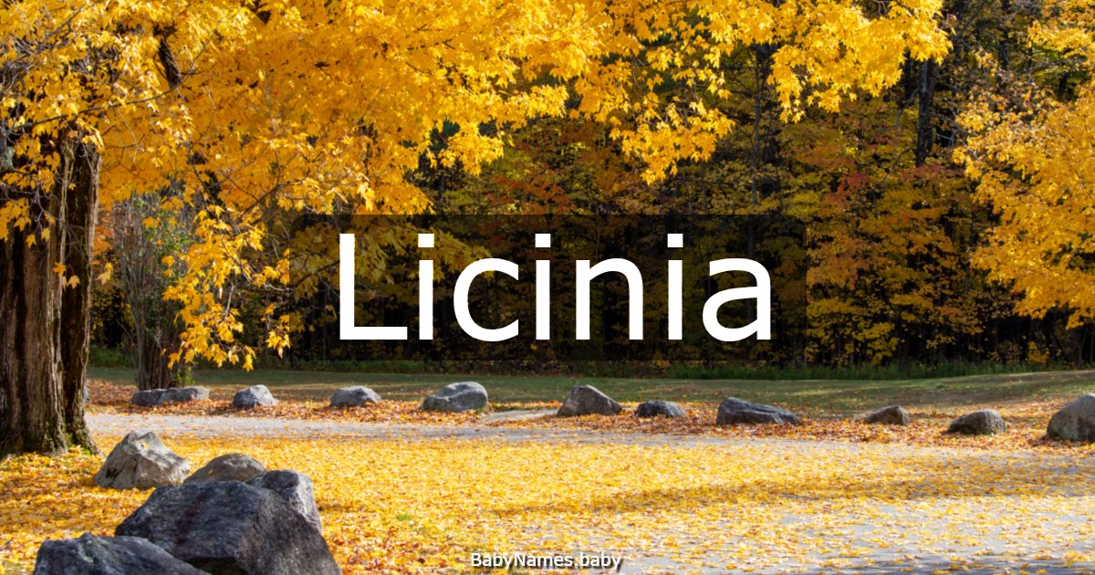 Licinia